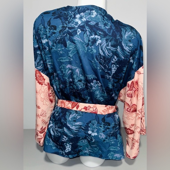 Anthropologie Tori Cropped Kimono - Picture 4 of 11